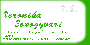 veronika somogyvari business card